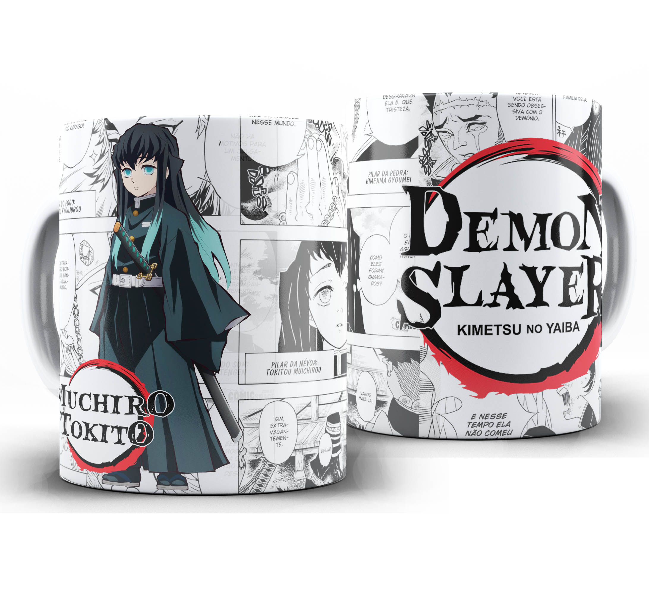 Caneca Anime Manga - Demon Slayer Kimetsu no Yaiba - Muichiro Tokito